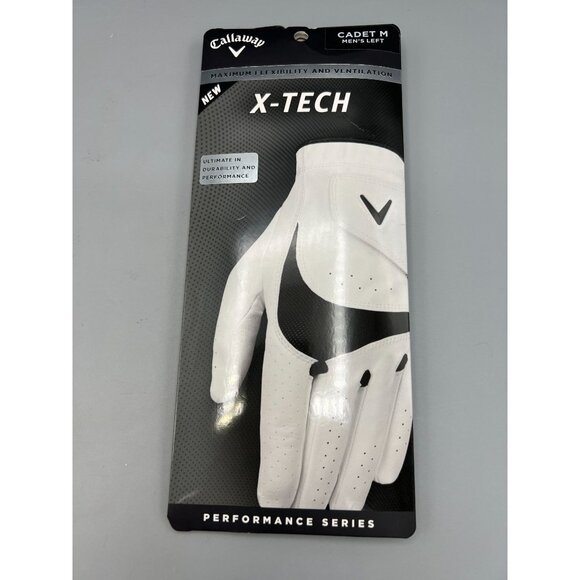 Callaway Other - Callaway Cadet M Mens Left X-Tech Golf Glove